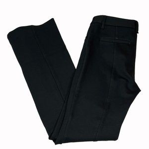 Anthropology Essential Travel Trousers Women's Dress Pants Size 0 Black Mid Rise